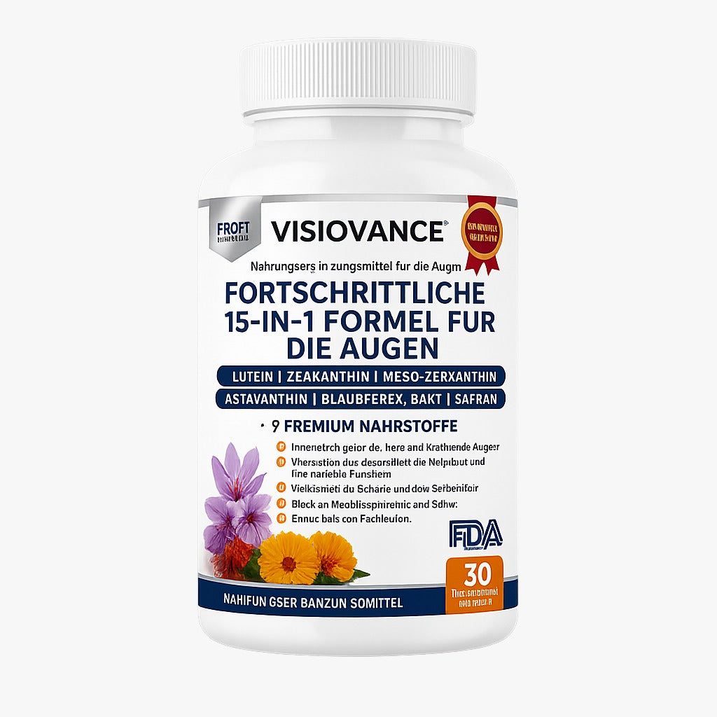 VisioVance Fortschrittliche 15-in-1-Formel für die Augengesundheit